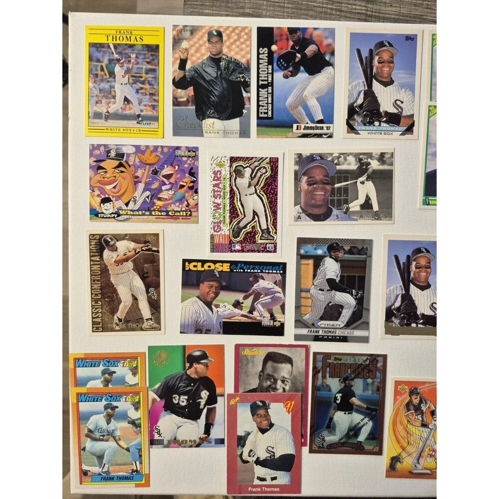 Lot of 30+ Frank Thomas Chicago White Sox 1990s Baseball Cards - Inserts Rookies